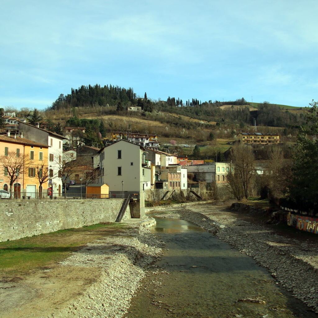 Fiume Montone a Rocca San Casciano