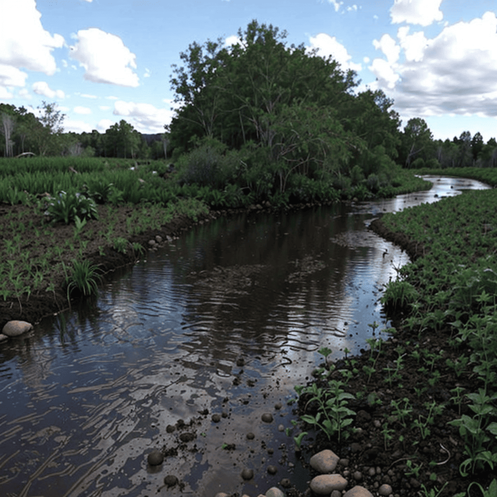 Il fiume Olona scorre nei pressi del castello di Legnano