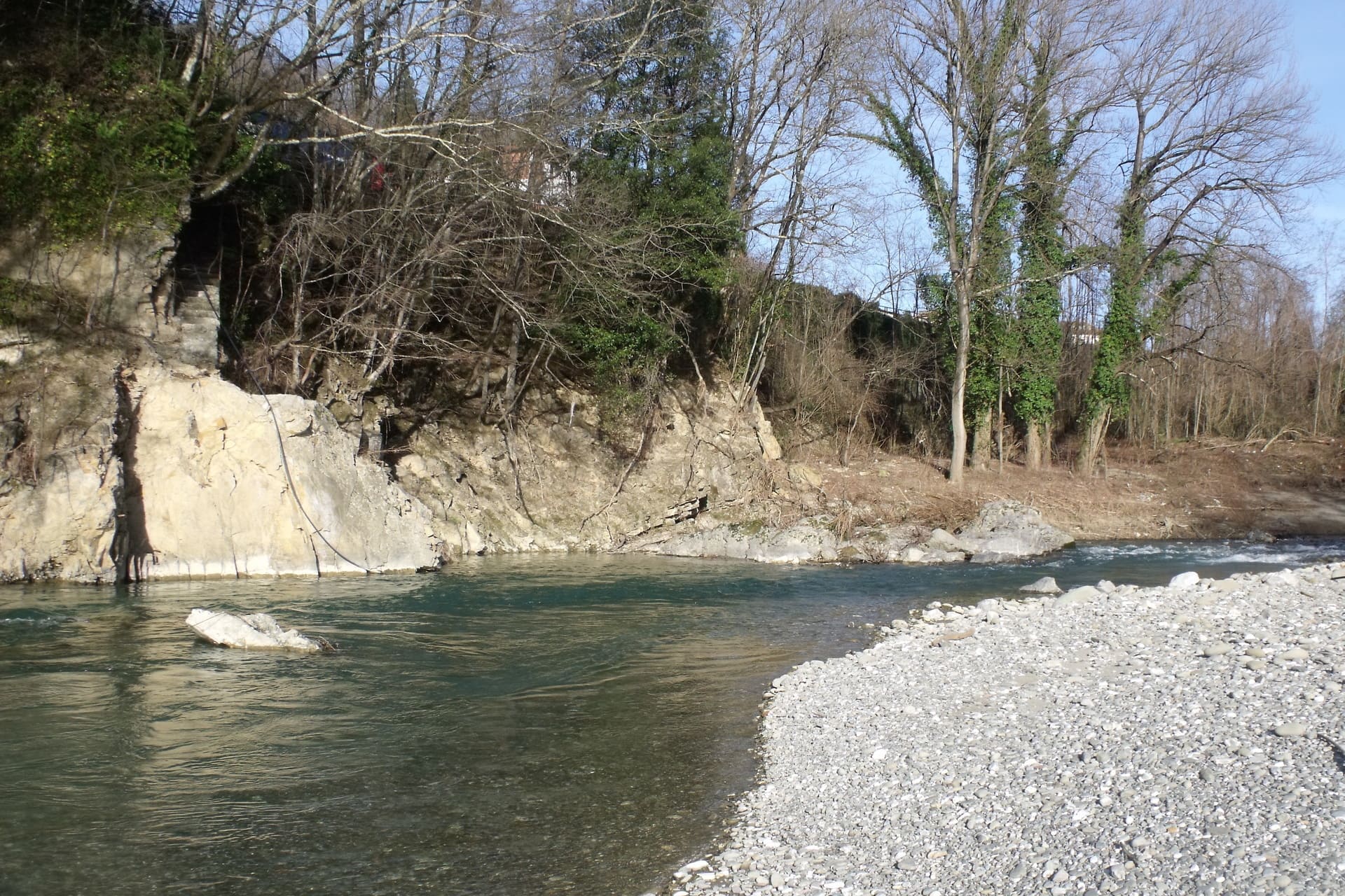 Torrente Aulella a Fivizzano Stazione