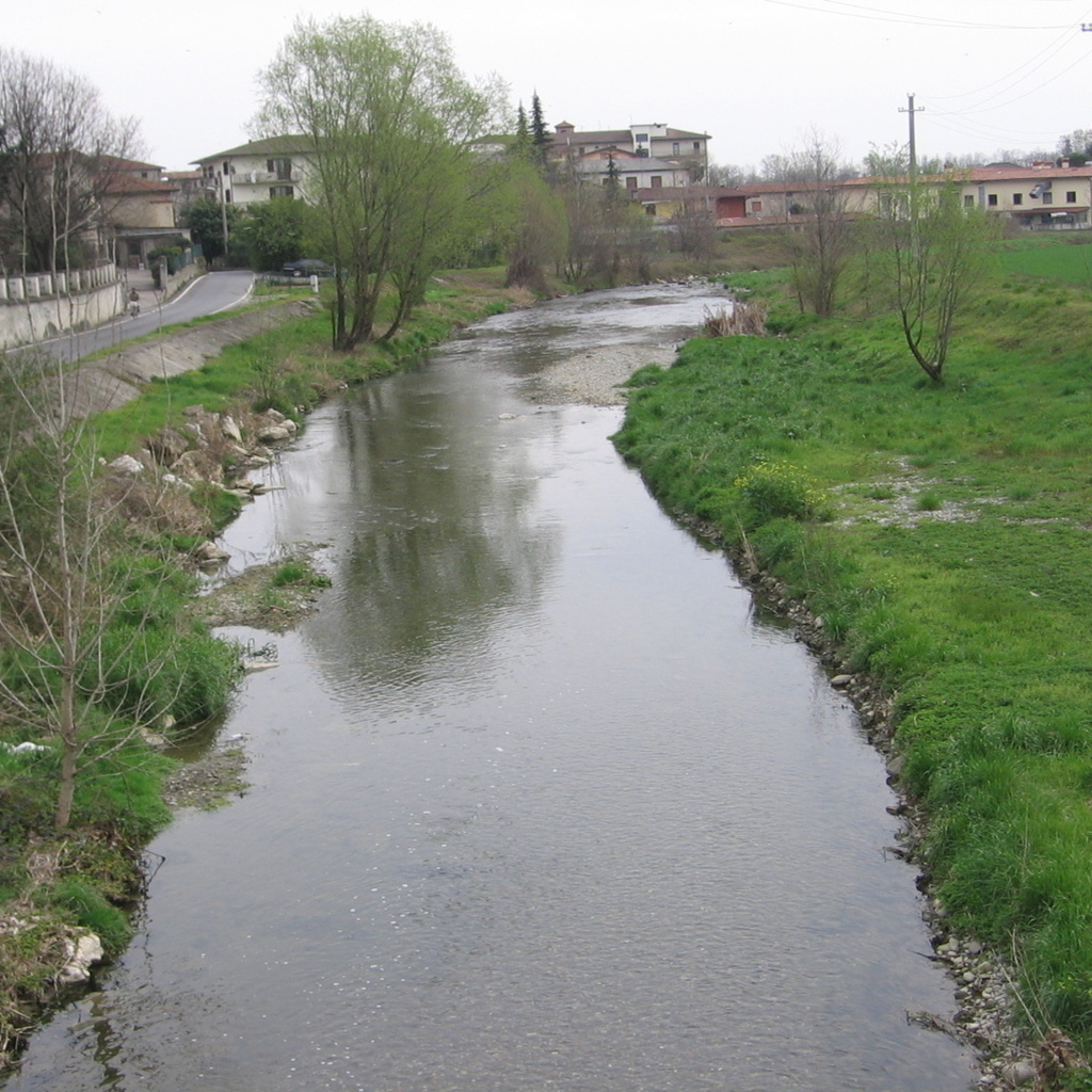 Il fiume Cherio a Palosco
