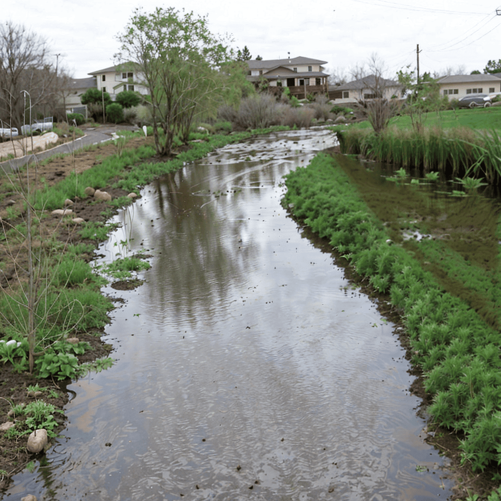Il fiume Cherio a Palosco - terzo scenario