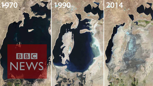 Lago d'Aral come era e come è e quali prospettive per il futuro in assenza di interventi
