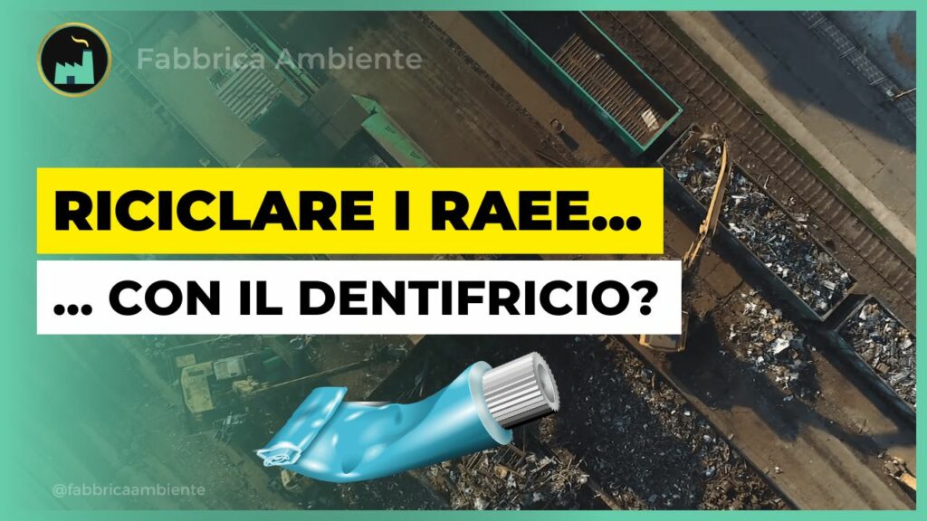 Riciclare rifiuti elettronici con i dentifrici