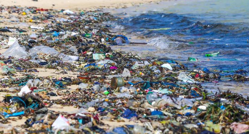 Un'isola di plastica nei pressi dell'isola di Tonga